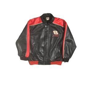 90s Dale Earnhardt Genuine Leather Jacket
